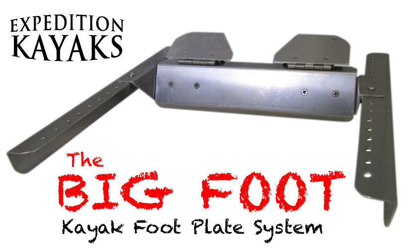 The Big Foot Kayak Foot Plate System